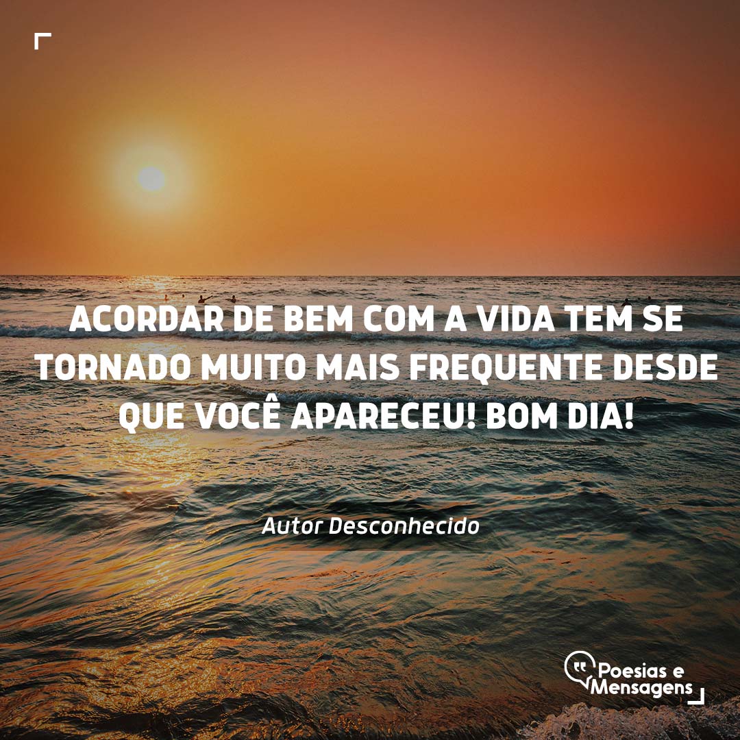 Acordar de bem com a vida tem se tornado muito... - Poesias e Mensagens Acordar de bem com a vida tem se tornado muito... - Poesias e Mensagens